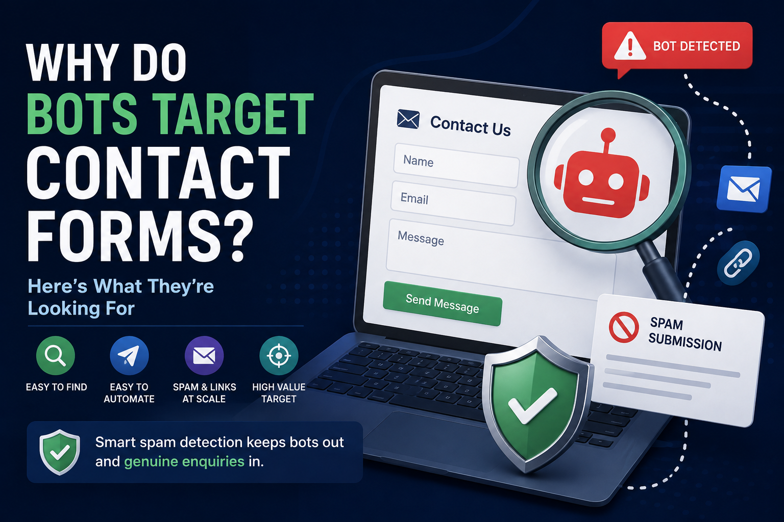 Why Do Bots Target Contact Forms? Here's What They're Looking For