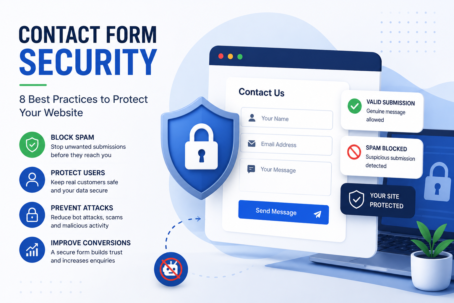 Contact Form Security: 8 Best Practices to Protect Your Website