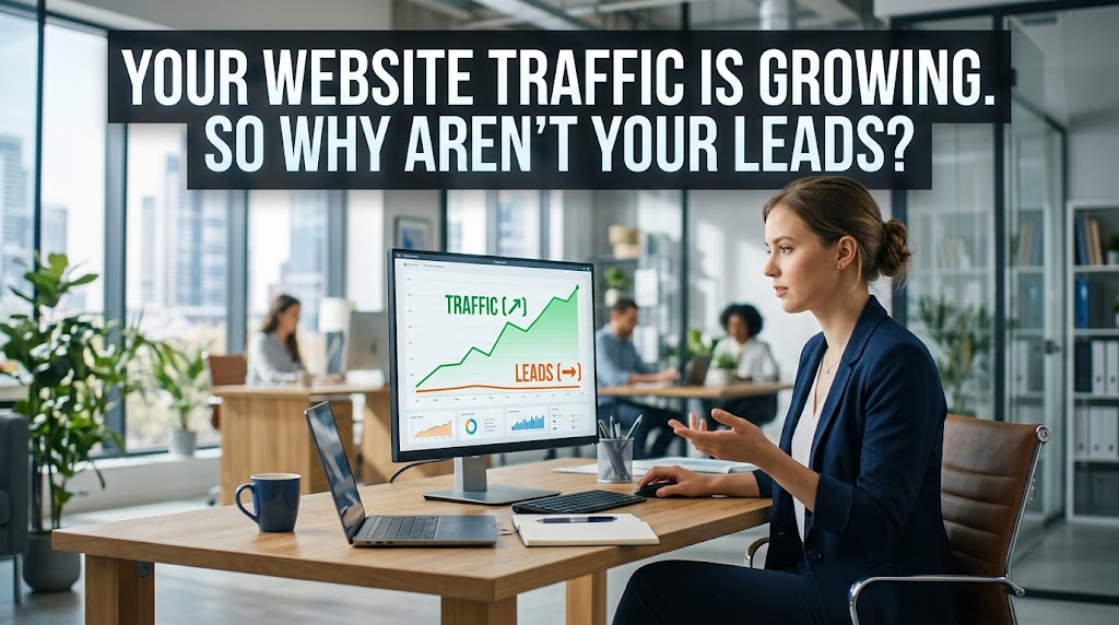 Your Website Traffic Is Growing. So Why Aren’t Your Leads?